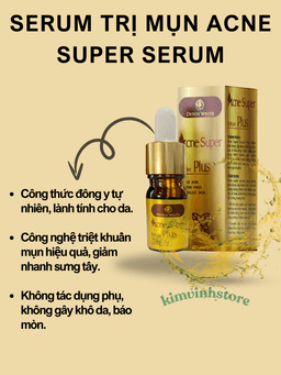 Serum Trị Mụn Acne Super Serum Hộp 5ml - Giảm Sưng Viêm, Ngăn Ngừa Tái Phát 2