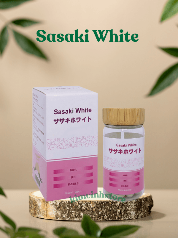Sasaki White – Viên Uống Trắng Da, Giảm Nám, Chống Lão Hóa
