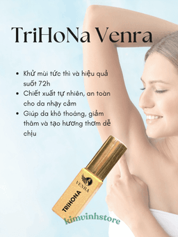 Xịt Nano khử mùi hôi nách, mùi hôi chân TriHoNa Venra chai 5ml 3